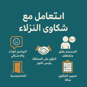 التعامل مع شكاوى النزلاء