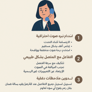 مهارات حل المشكلات عبر الهاتف في الضيافة