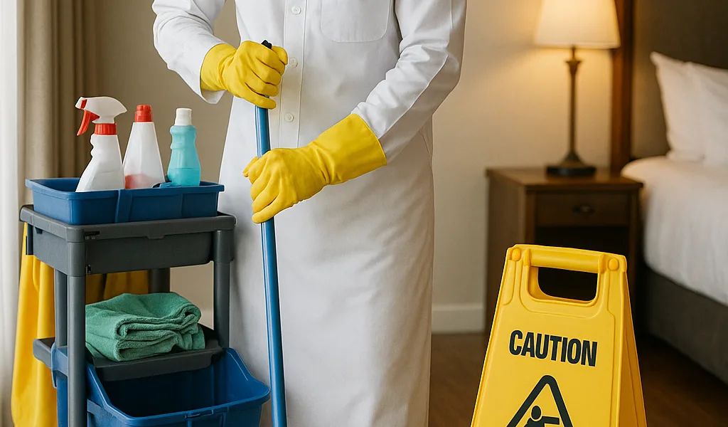 طرق تنظيف وصيانة الأرضيات المختلفة من قبل الإشراف الداخلي