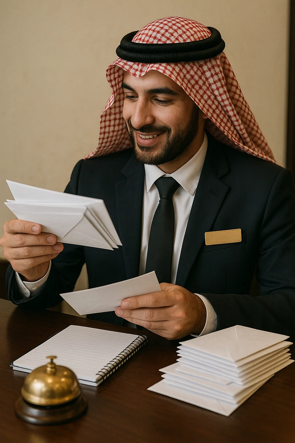 مكتب الجرس -التعامل مع رسائل النزلاء في الفنادق