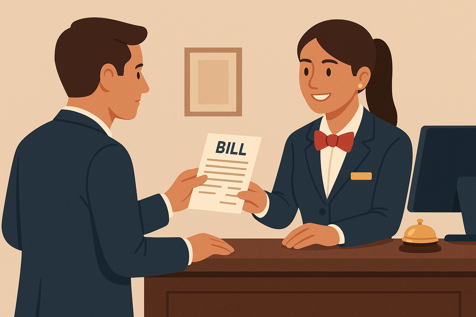 السياسات والإجراءات -المناسبات و الولائم - إعداد وتسوية الفاتورة