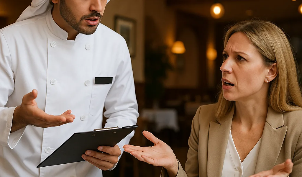 السياسات والإجراءات-الأغذية والمشروبات -التعامل مع شكاوى العملاء