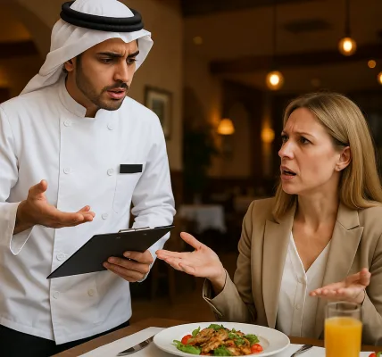 السياسات والإجراءات-الأغذية والمشروبات -التعامل مع شكاوى العملاء