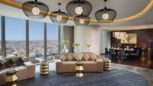 غرف واطلالة فندق برج رافال كمبينسكي الرياض