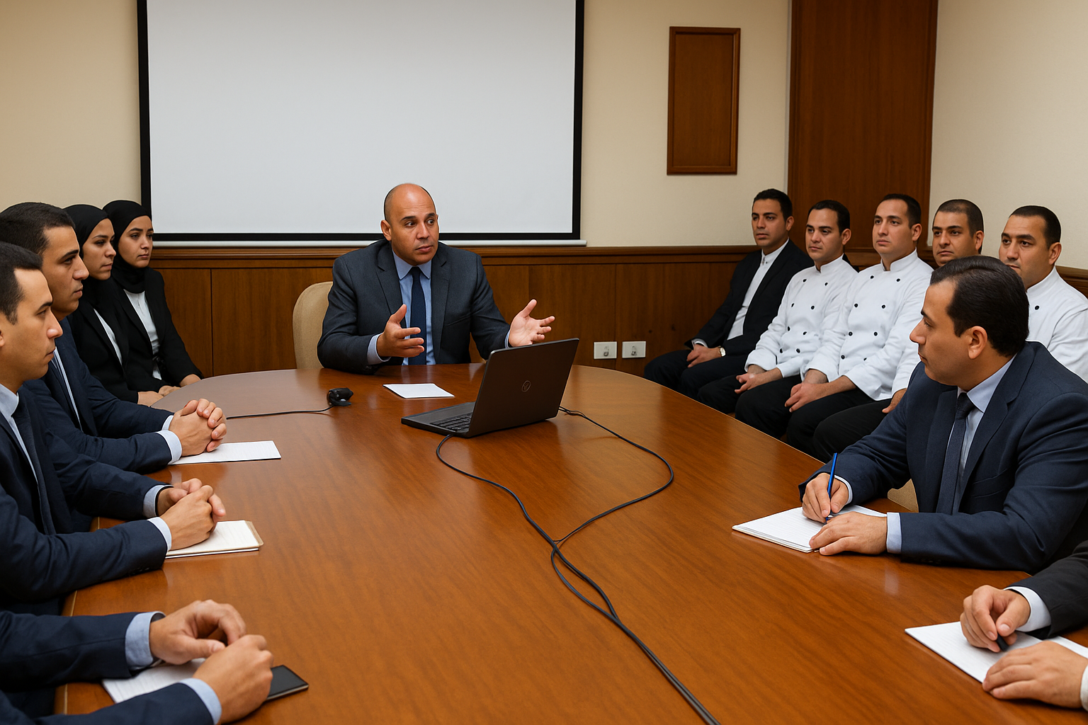 صحة الوادي الجديد: اجتماع مع مديري الفنادق للتوعية بفيروس «كورونا»