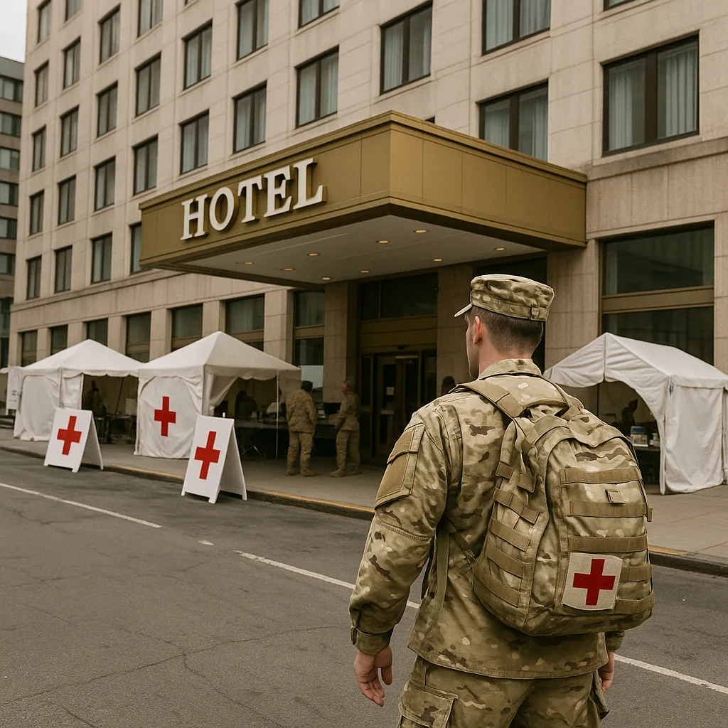 الجيش الأمريكي يحول فنادق نيويورك إلى مستشفيات ميدانية لمصابي كورونا