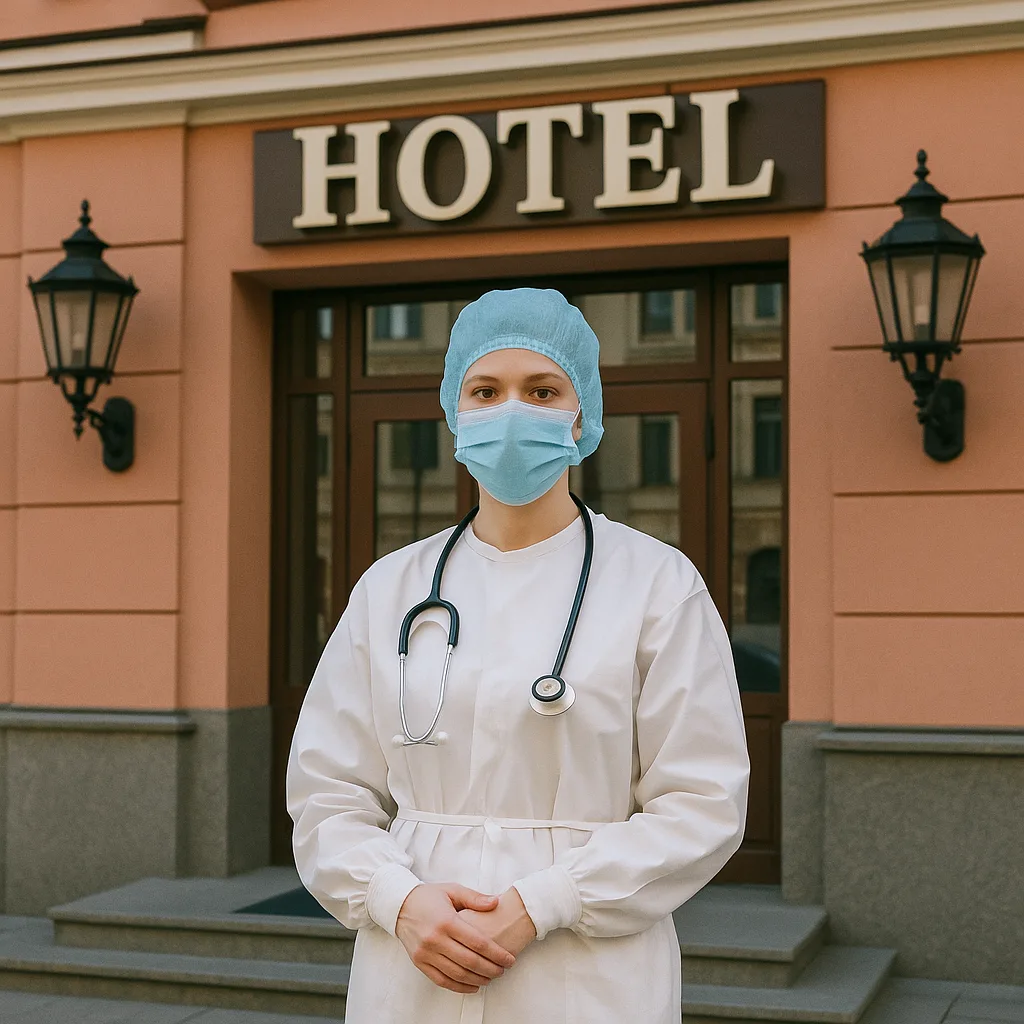 فنادق مجانية للطواقم الطبية في موسكو