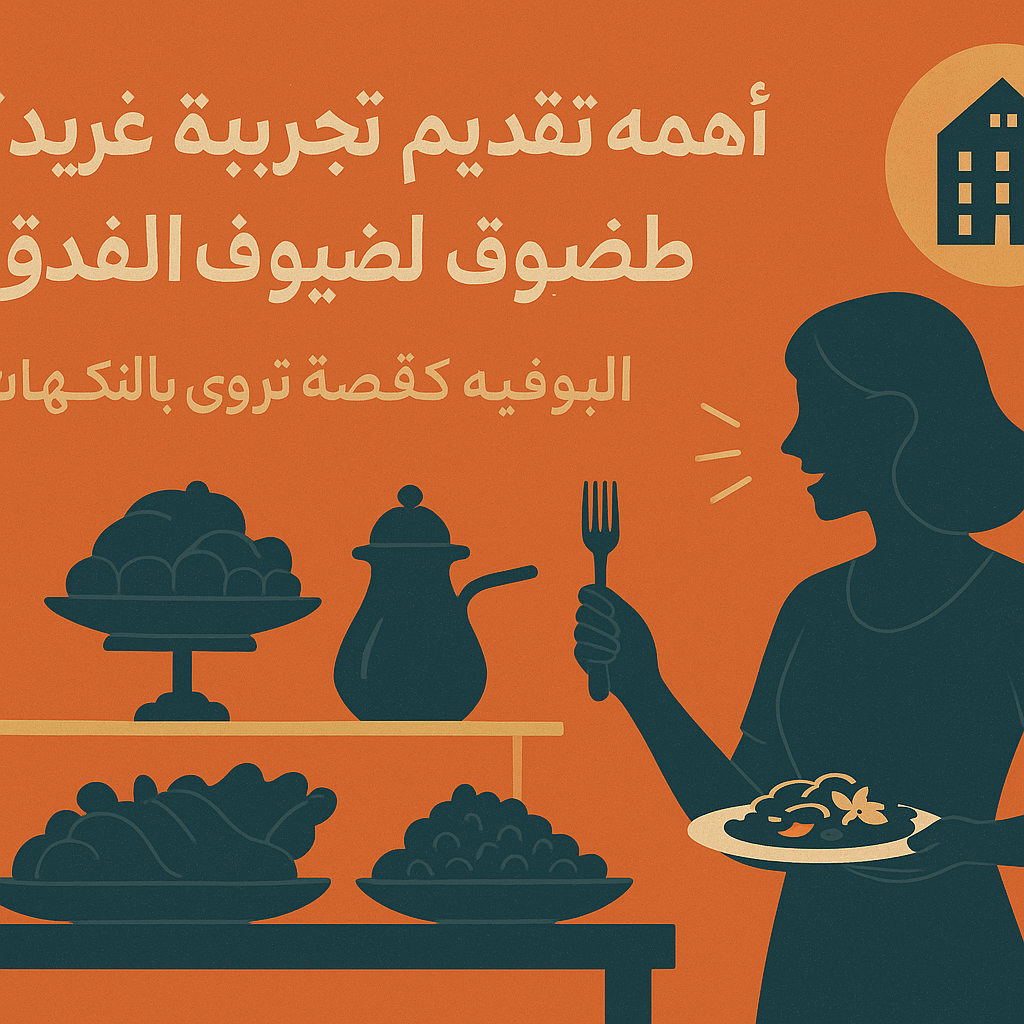 أهمية تقديم تجربة طعام فريدة لضيوف الفندق: البوفيه كقصة تُروى بالنكهات