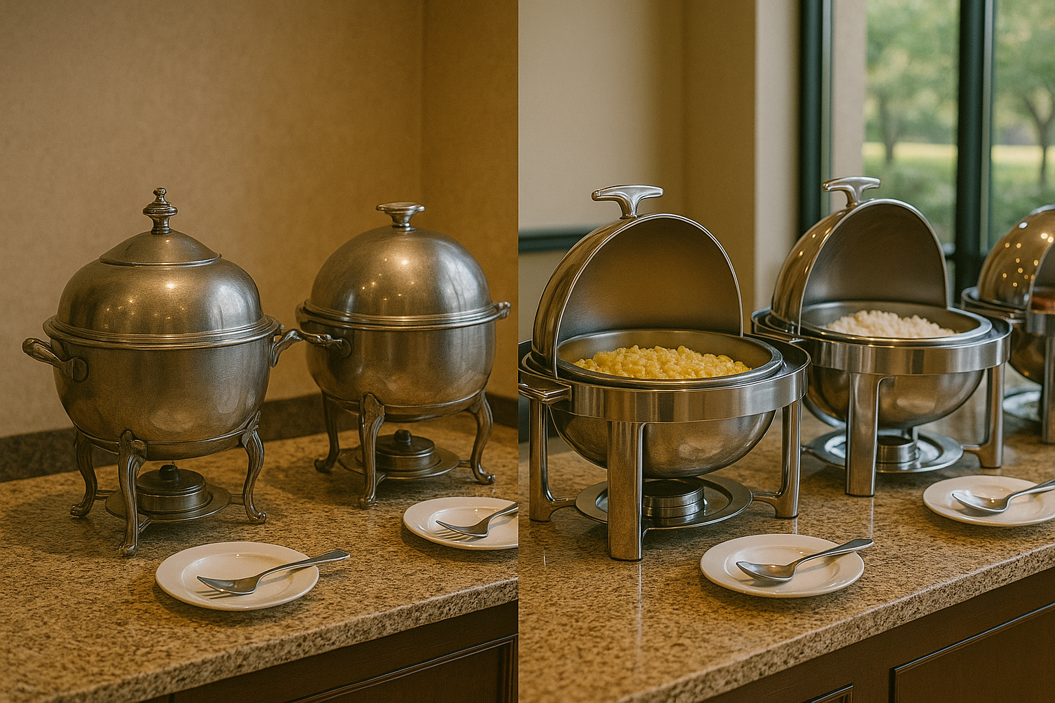 تطور البوفيه: من التقليدية إلى العصرية