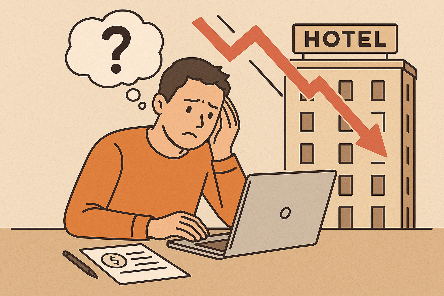 تقرير مفصل بعنوان: متى تنخفض أسعار الفنادق؟