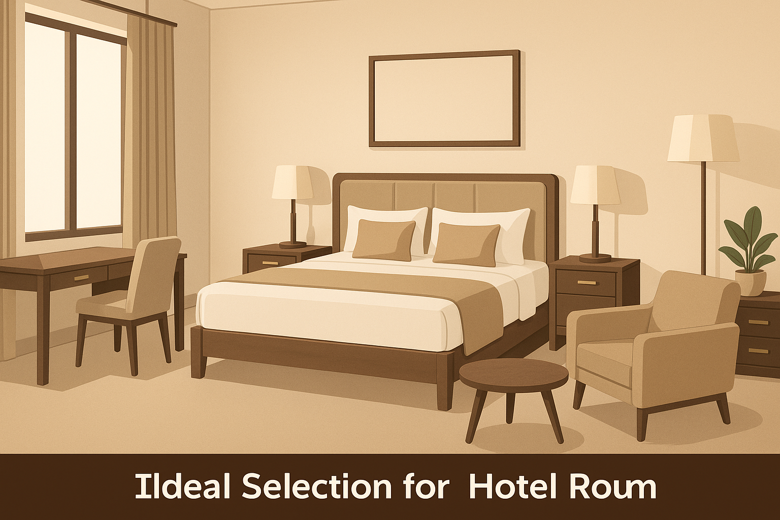 كيف تختار الأثاث المثالي لغرف الفندق؟
