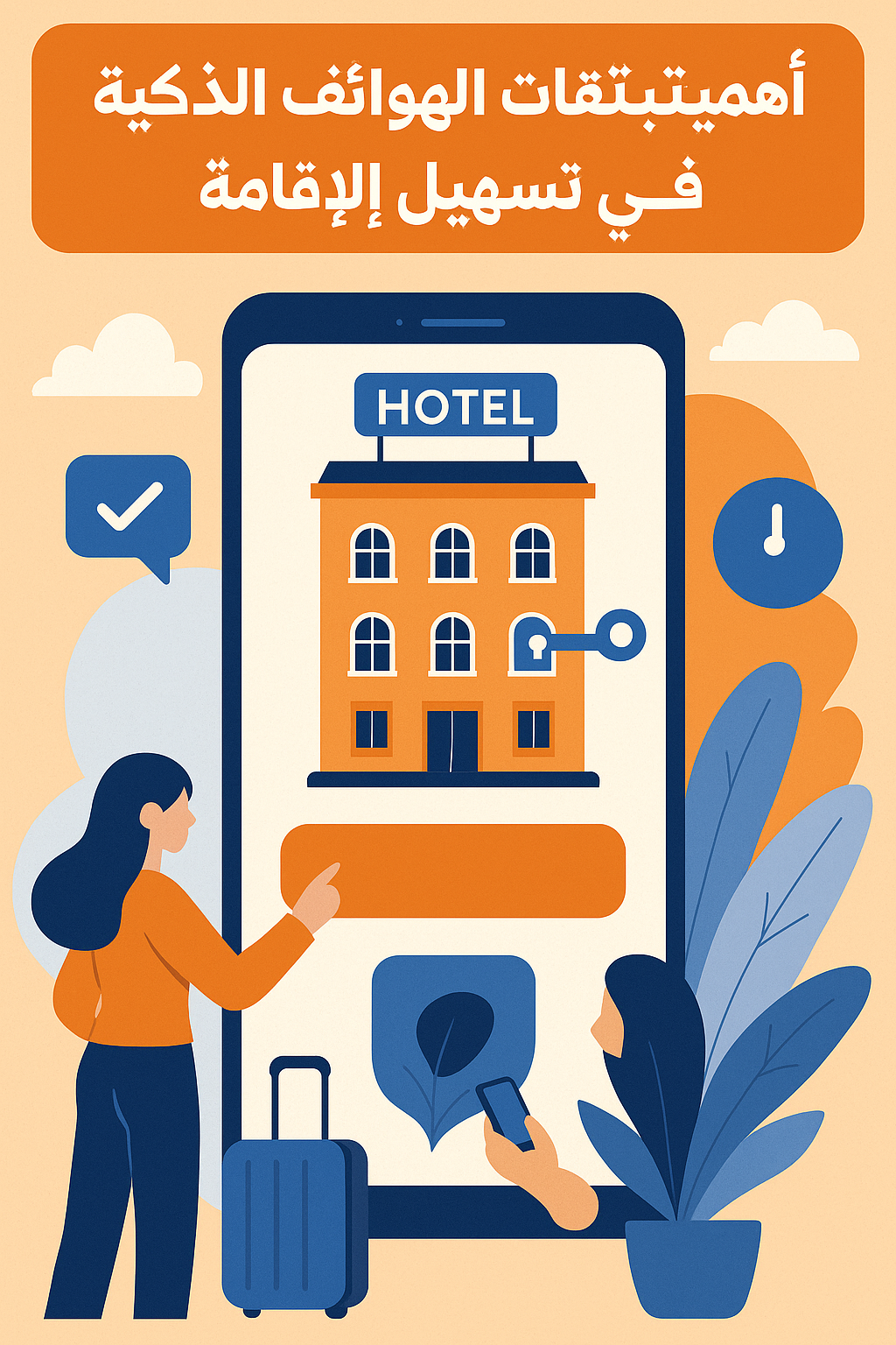 أهمية تطبيقات الهواتف الذكية في تسهيل الإقامة