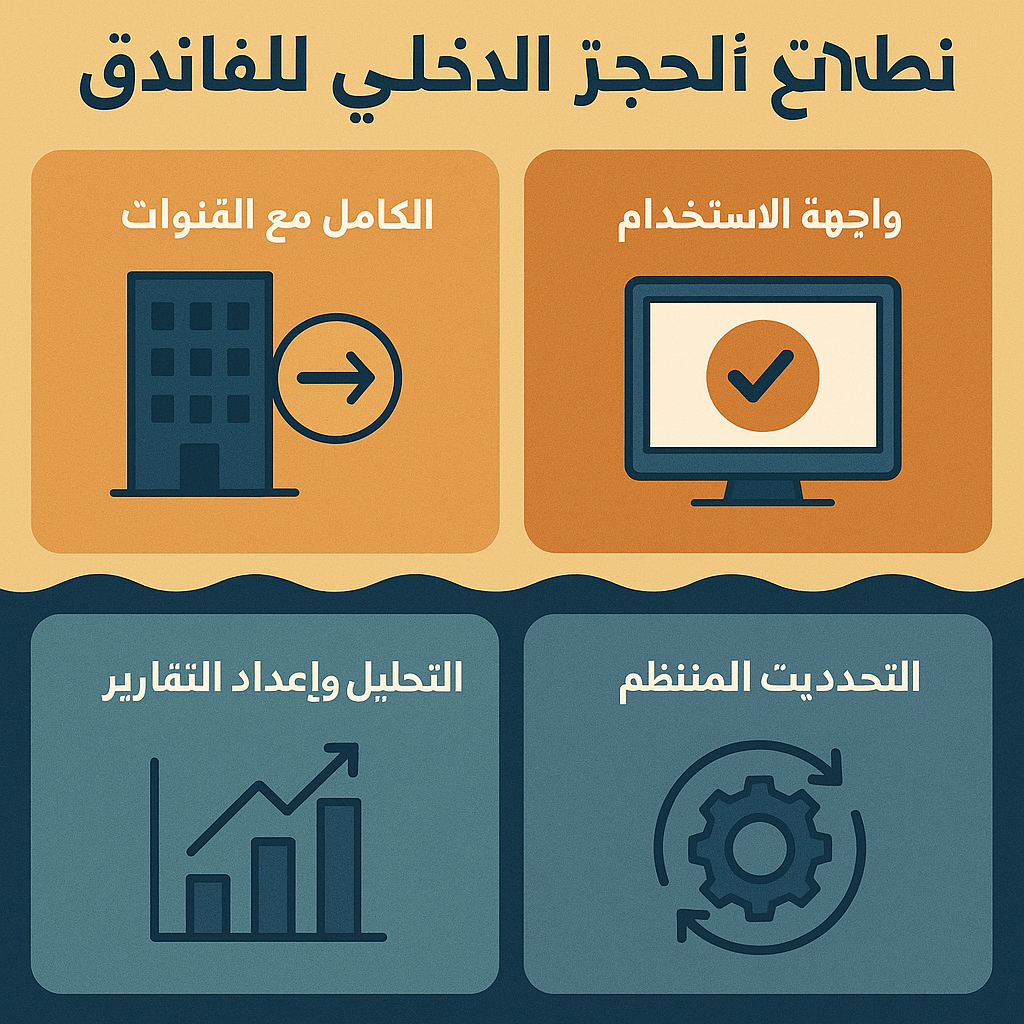 نصائح لتطوير أنظمة الحجز الداخلي للفنادق