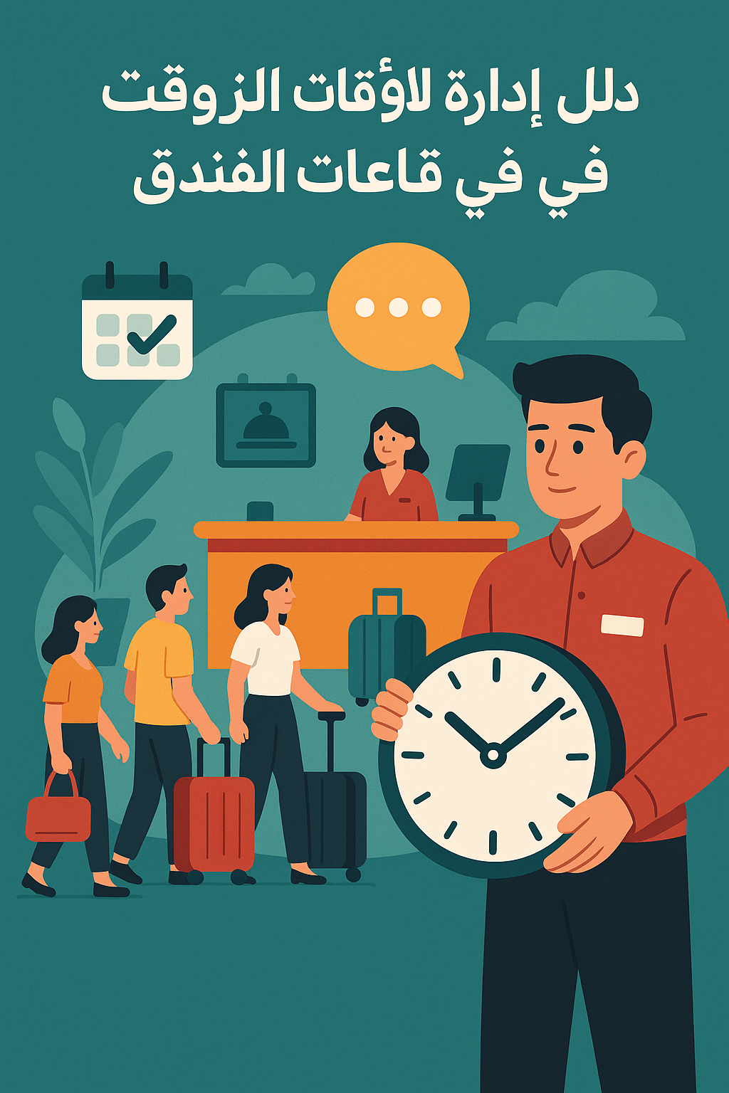 دليل إدارة الأوقات المزدحمة في قاعات الفندق