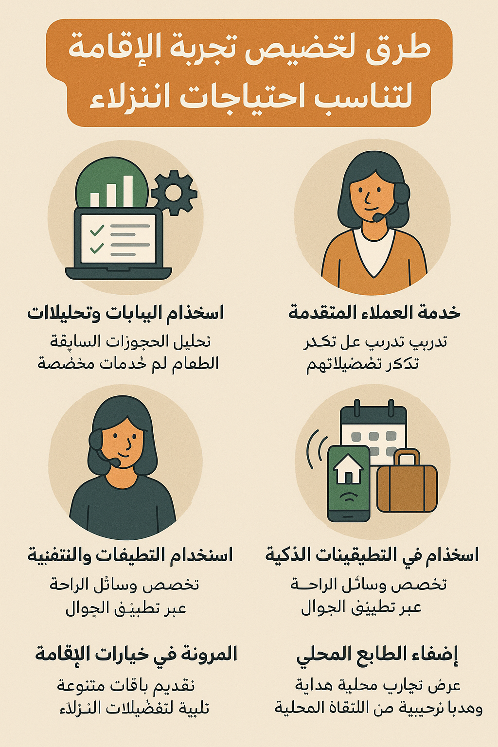 كيف تُخصص تجربة الإقامة لتناسب احتياجات النزلاء؟