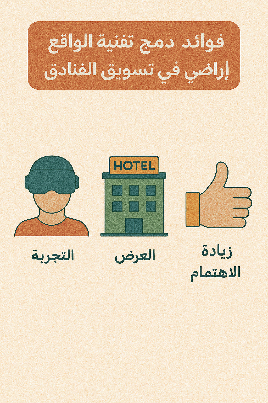 فوائد دمج تقنية الواقع الافتراضي في تسويق الفنادق