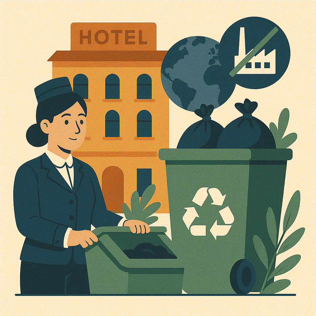 إدارة النفايات في الفنادق: حلول عملية للحفاظ على البيئة