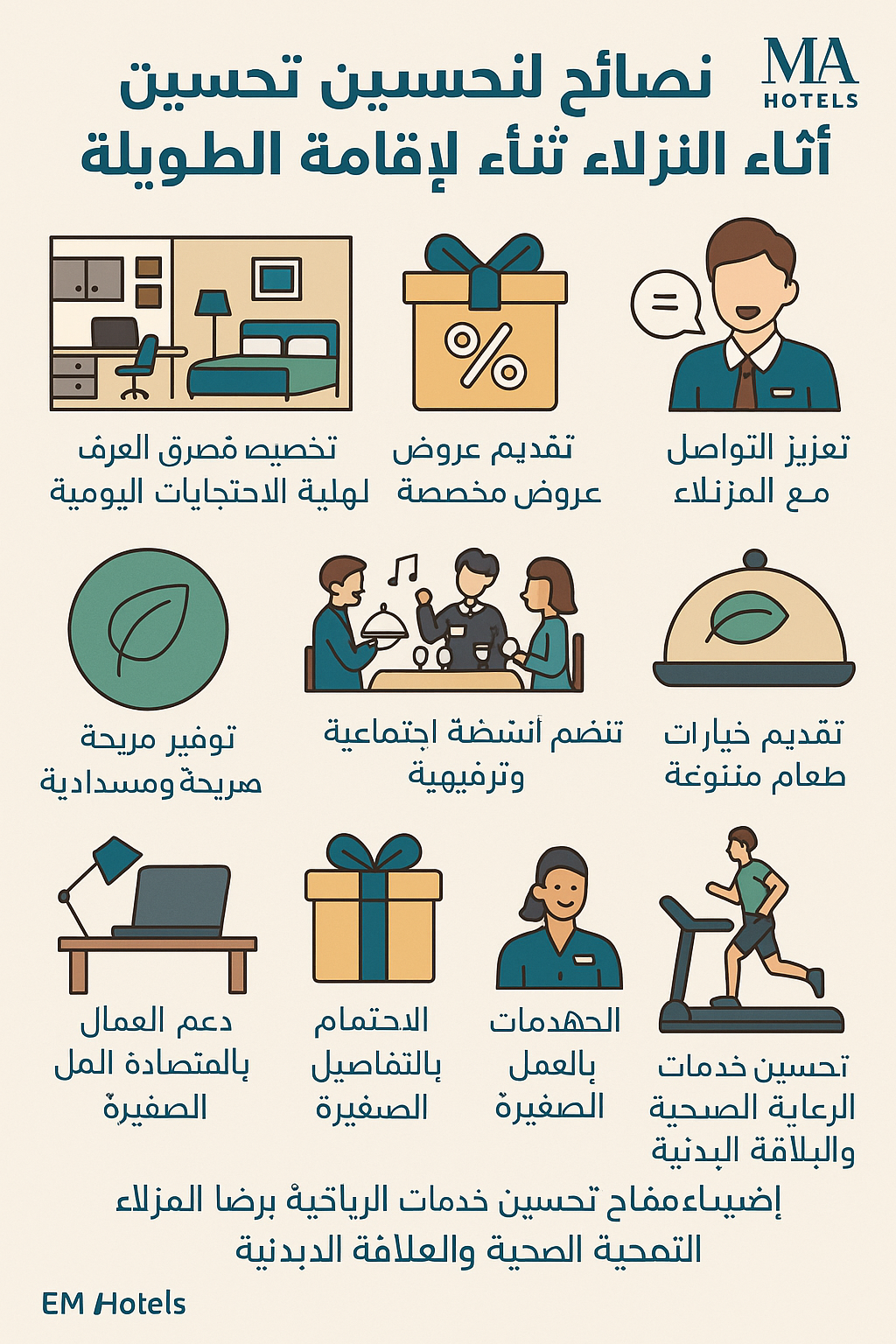 تحسين تجربة الإقامة الطويلة