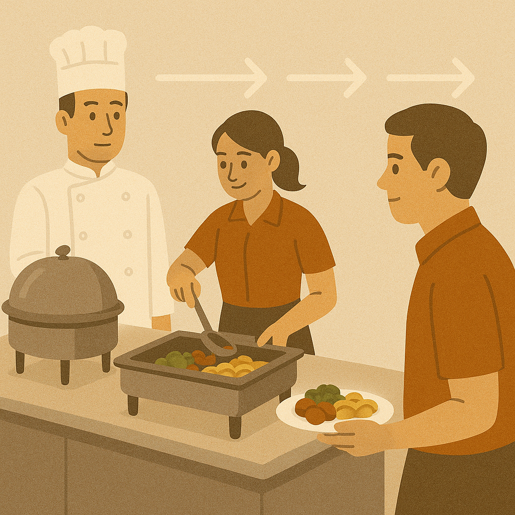 كيفية تنظيم سير العمل في البوفيه: الأساس لبوفيه منظم وناجح