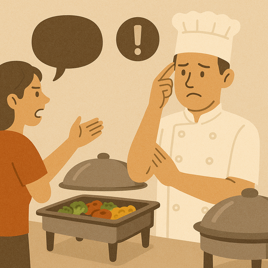 التعامل مع الشكاوى وحل المشكلات بكفاءة في البوفيه: تحويل التحديات إلى فرص للتميز