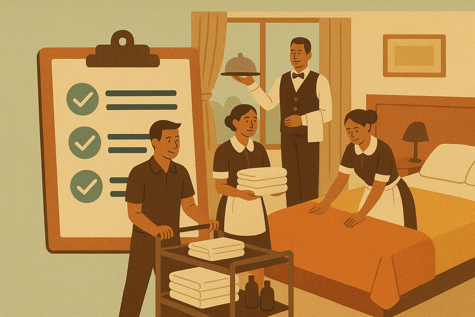 كيفية بناء فريق متميز في خدمة الغرف: نصائح من الخبراء