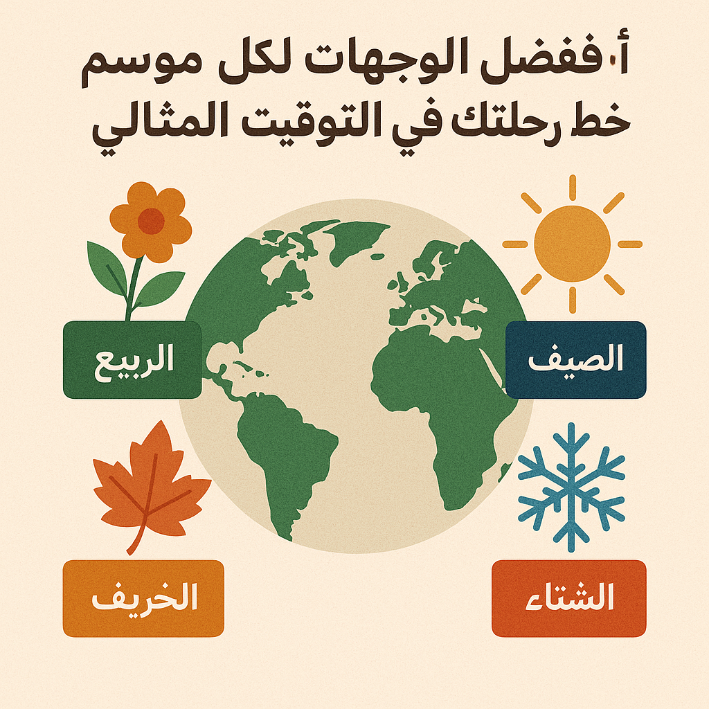 أفضل الوجهات لكل موسم: خطط رحلتك في التوقيت المثالي