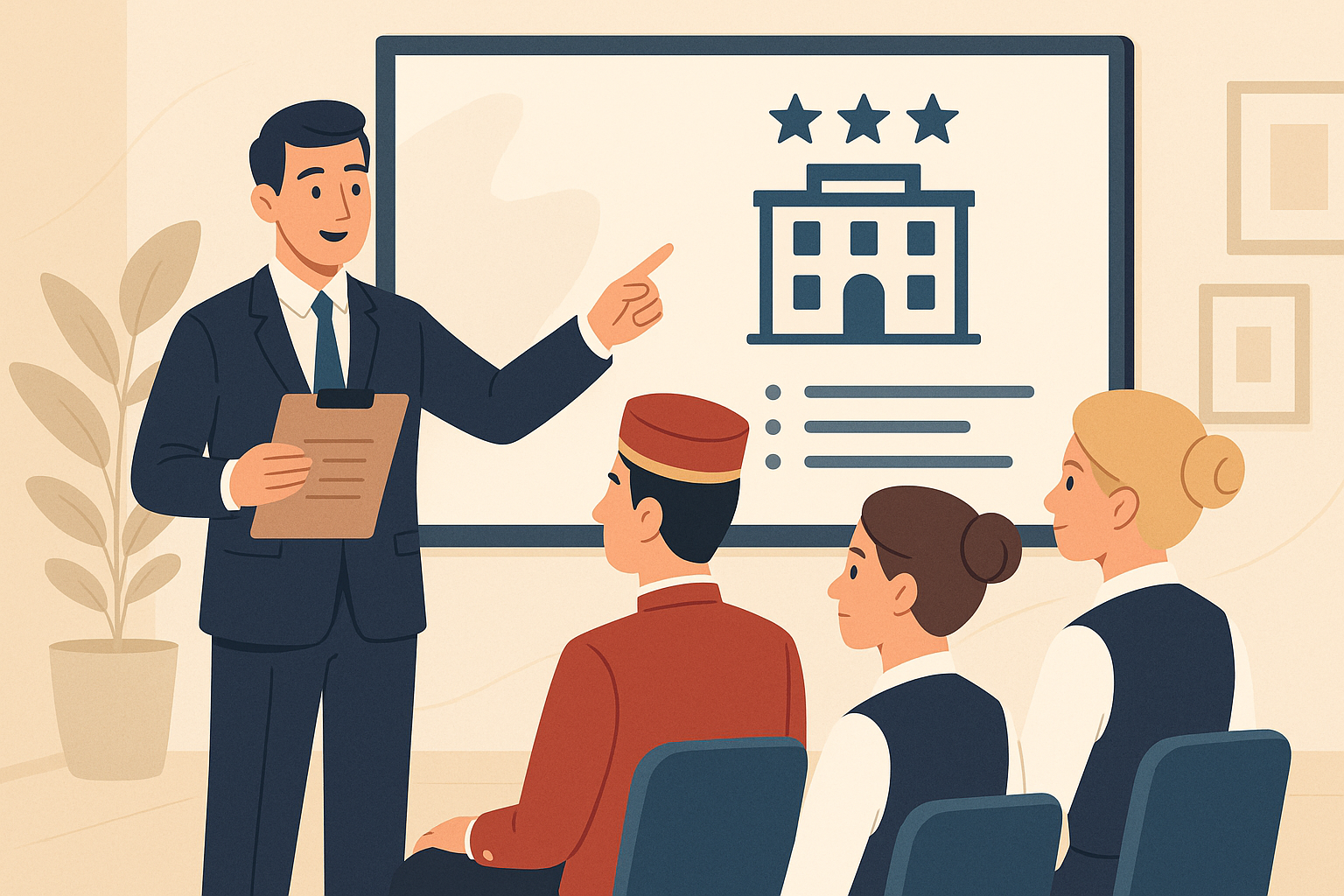 دليل شامل لإعداد برامج تدريبية مخصصة لموظفي الفنادق