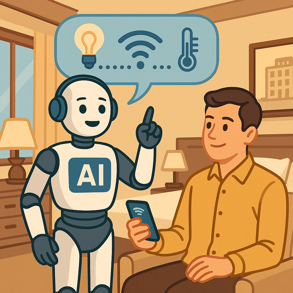 كيف يمكن للذكاء الاصطناعي تحسين تجربة النزلاء؟