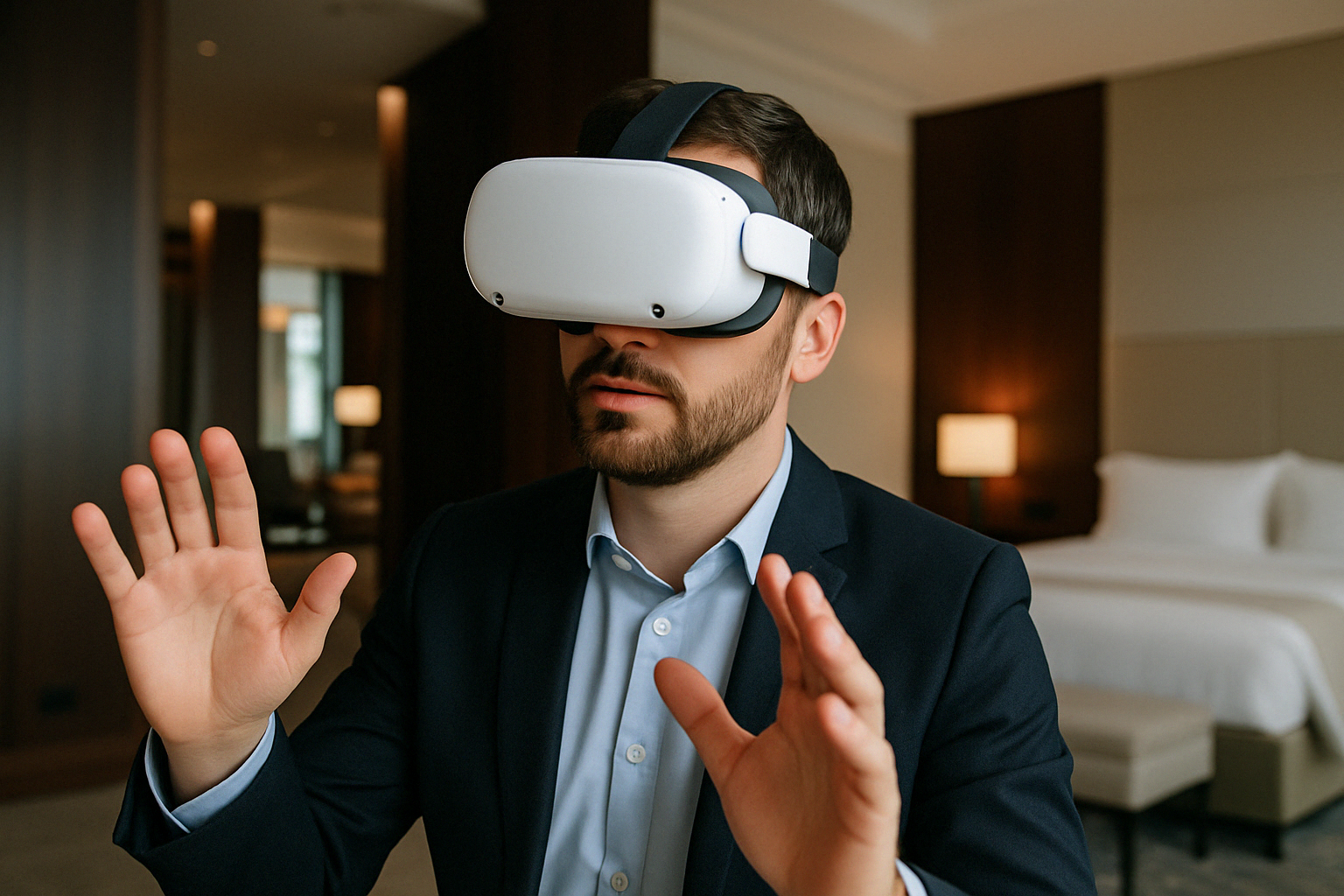 كيف تؤثر تقنيات الواقع الافتراضي على اختيار النزلاء للفنادق؟
