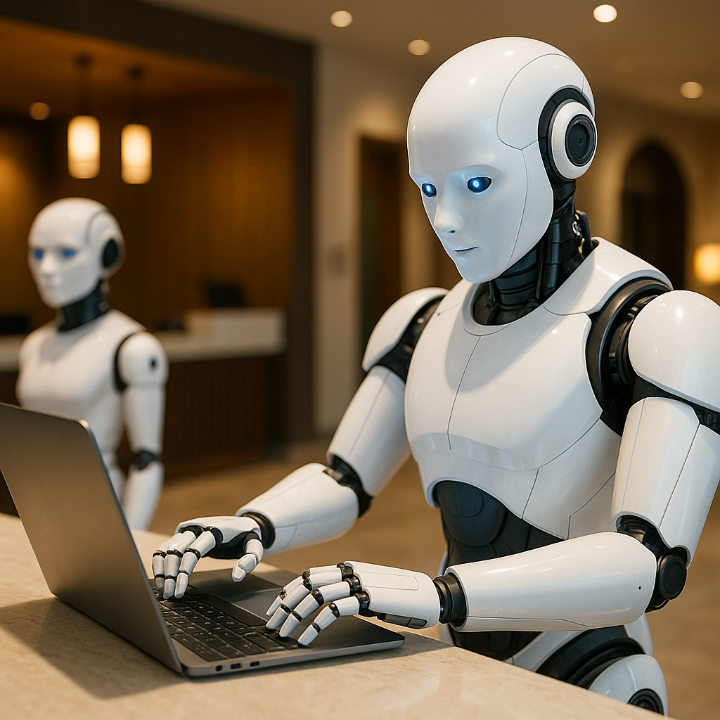 الذكاء الاصطناعي والروبوتات.. مستقبل إدارة الفنادق الرقمية