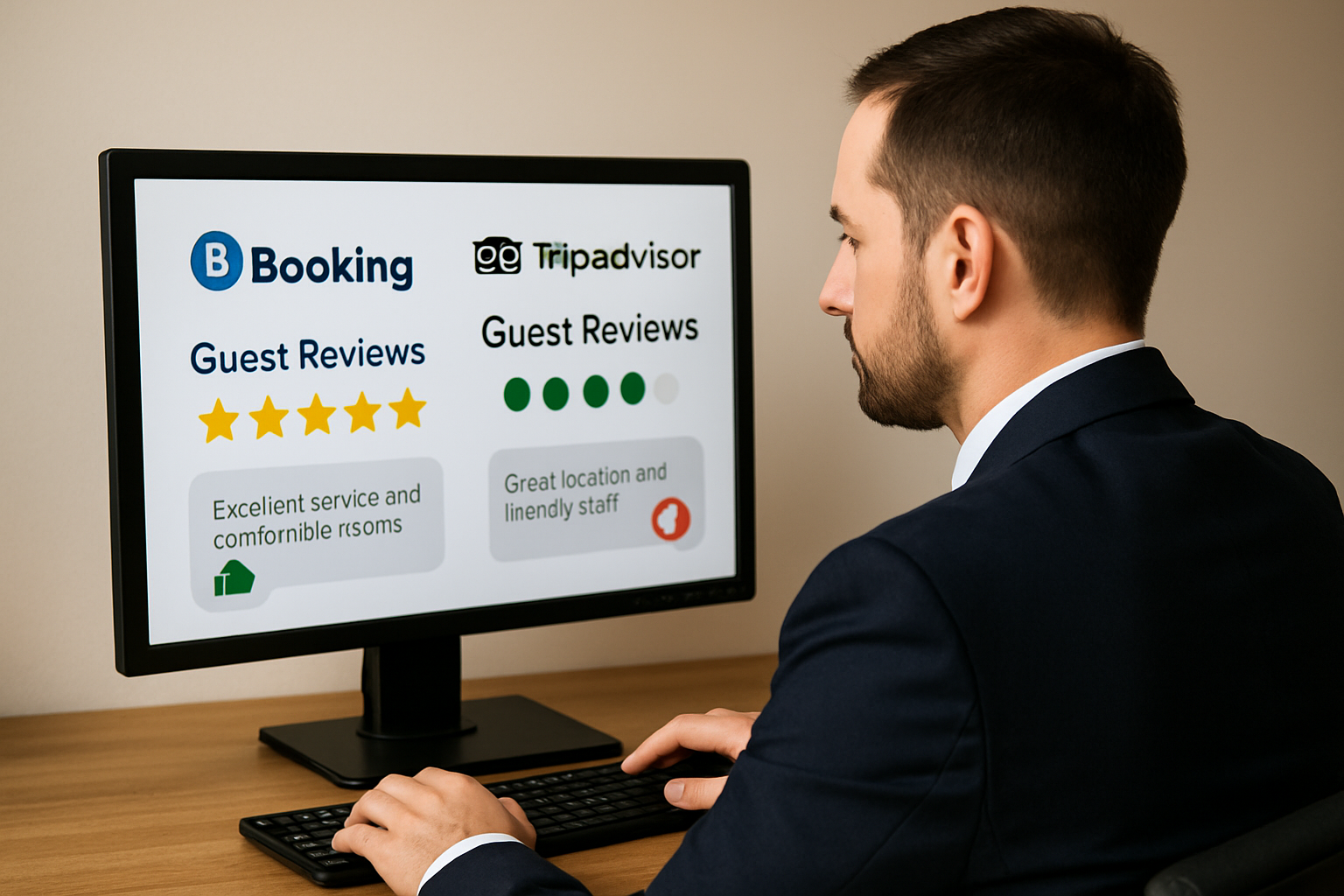 أفضل الطرق لإدارة تقييمات النزلاء على "Booking" و"TripAdvisor"