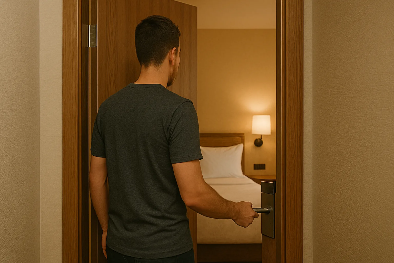 صوت فتح الباب.. كيف يؤثر على توقعات النزيل؟