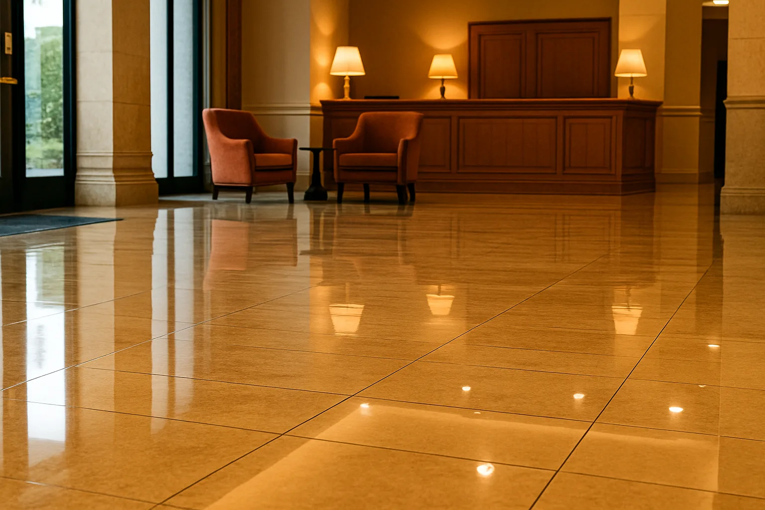 درجة لمعان أرضية اللوبي.. معيار غير معلن لفخامة الفندق؟