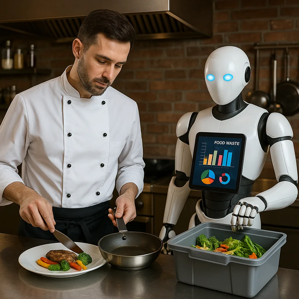Intelligence artificielle en cuisine... comment réduire le gaspillage dans les restaurants hôteliers ?