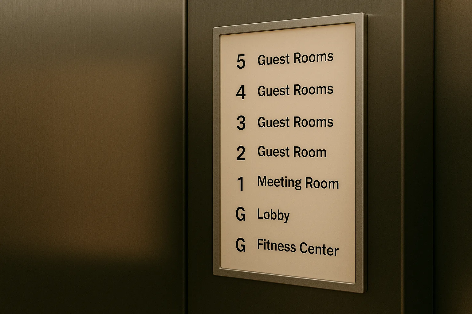 معلومات المصعد عن الطوابق.. هل تخبر النزيل أكثر مما يجب؟