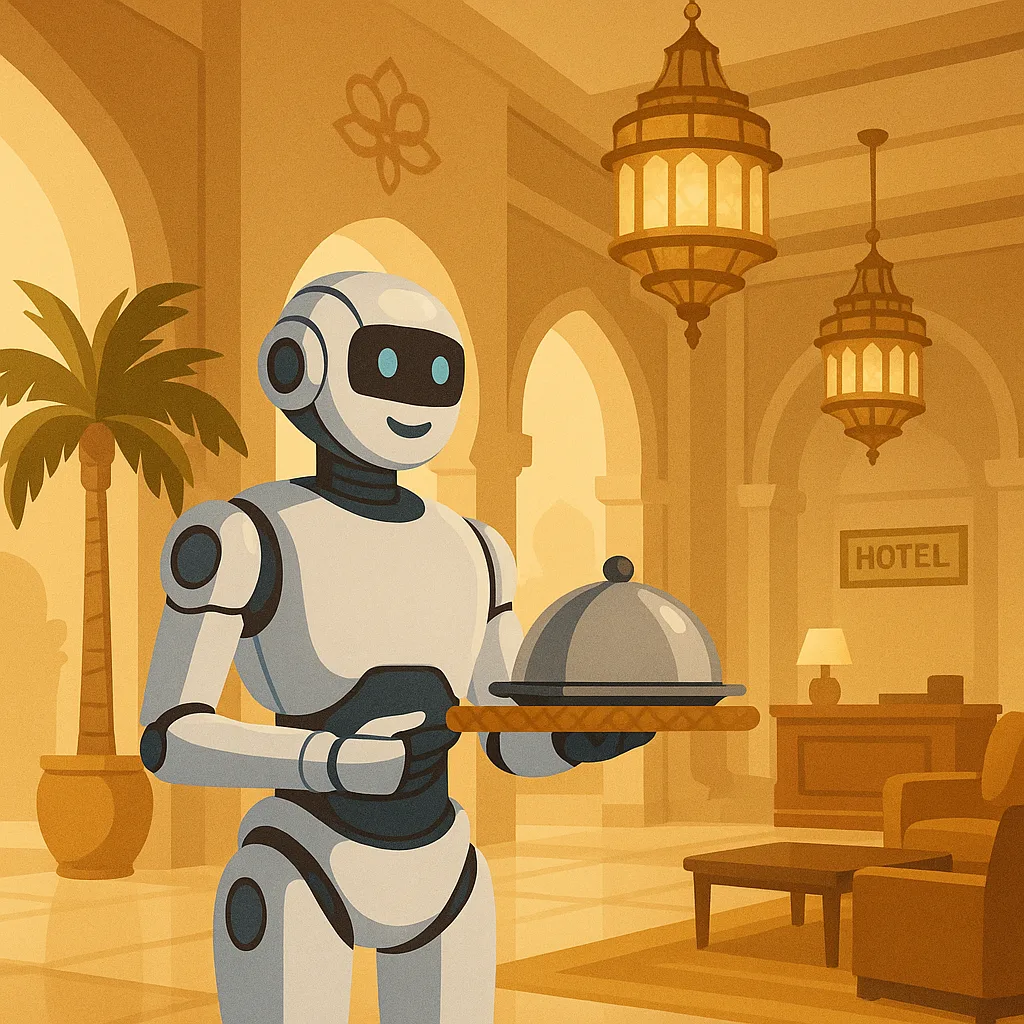 "روبوتات الضيافة" تدخل فنادق الخليج.. رفاهية بلا حدود!