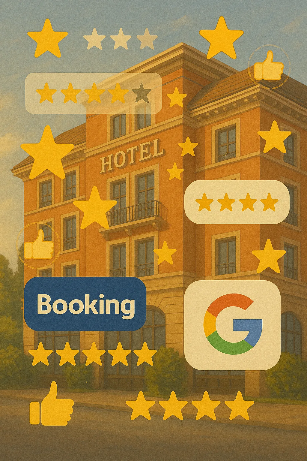 “تحسين تقييمات الفنادق” في Booking وGoogle