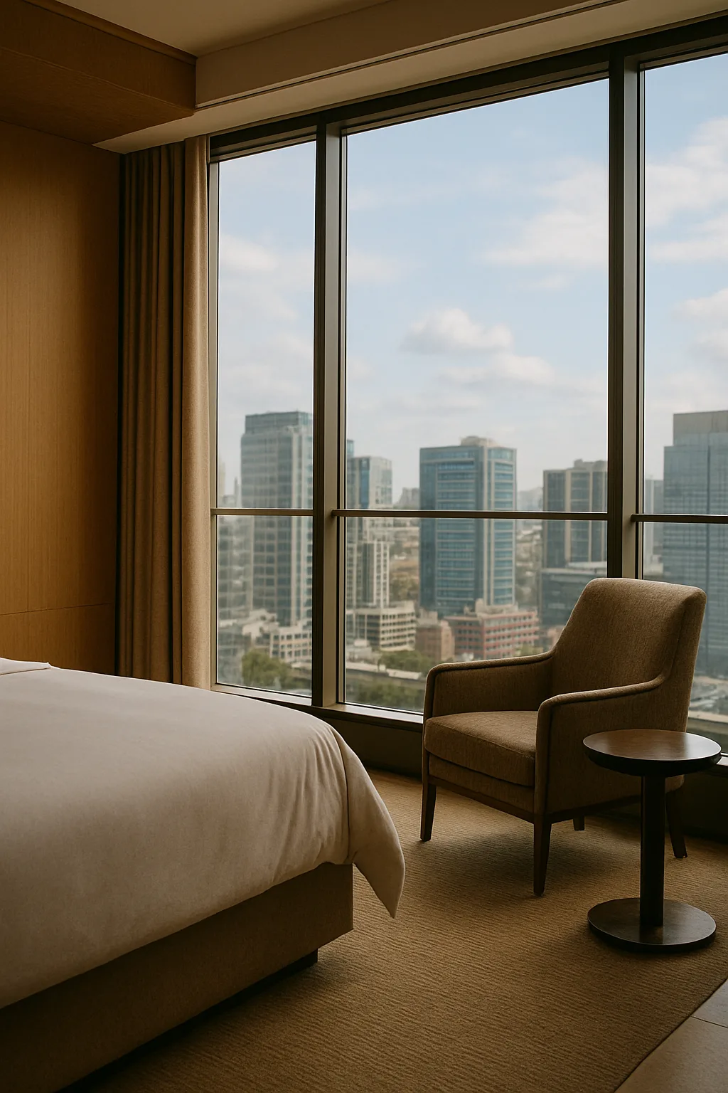 كيف تُحدث نسبة الزجاج في الغرفة تأثيرًا غير واعٍ على شعور الضيف بالحرية؟