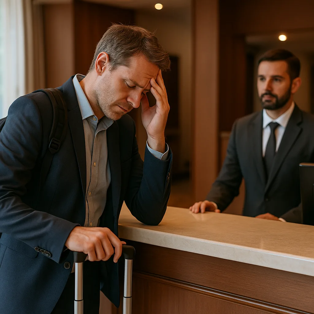 النزيل المرهق.. كيف يتعامل طاقم الفندق مع الضيف تحت الضغط؟