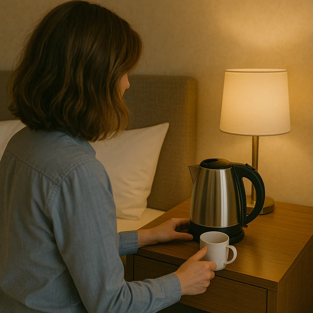 الصوت الخافت للغلاية الكهربائية.. هل يُحسب ضمن رفاهية الغرفة؟