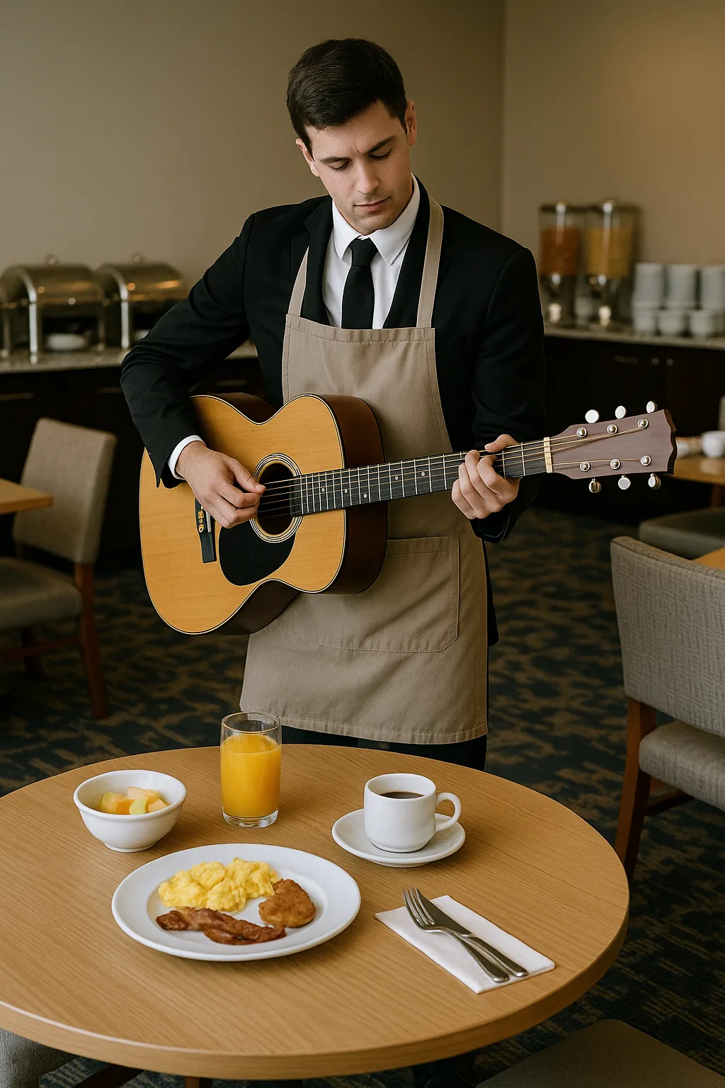 موسيقى الإفطار الصباحي.. هل تحفّز الشهية أم تشتّت النزيل؟