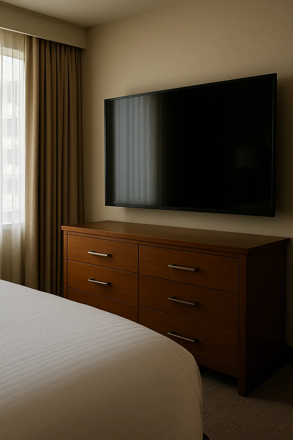 حجم التلفاز بالغرفة.. هل يعكس تصنيف الفندق فعليًا؟
