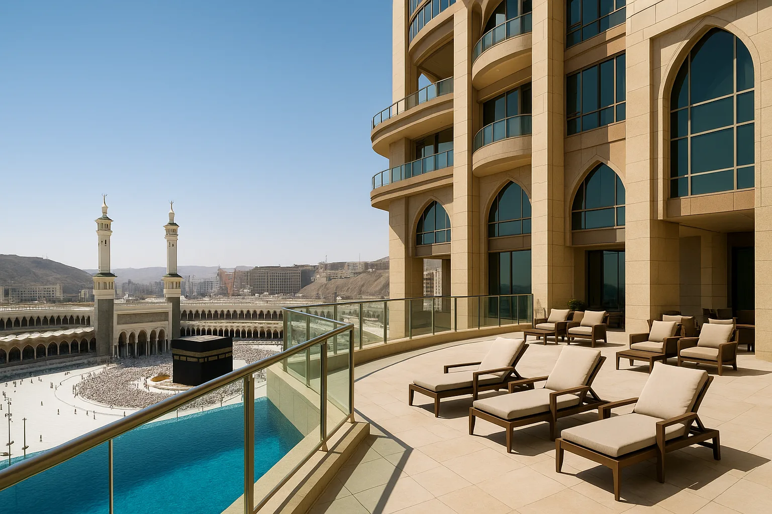 ما يميّز فندق العنوان مكة عن بقية الفنادق المجاورة