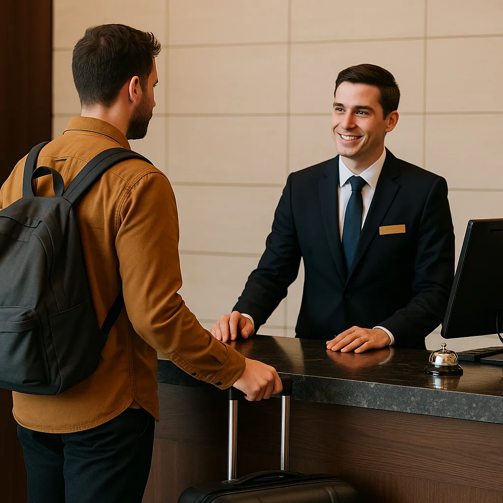 حركة جسد النزيل أثناء تسجيل الدخول.. كيف يقرأها موظف الاستقبال لتحديد مستوى الخدمة؟