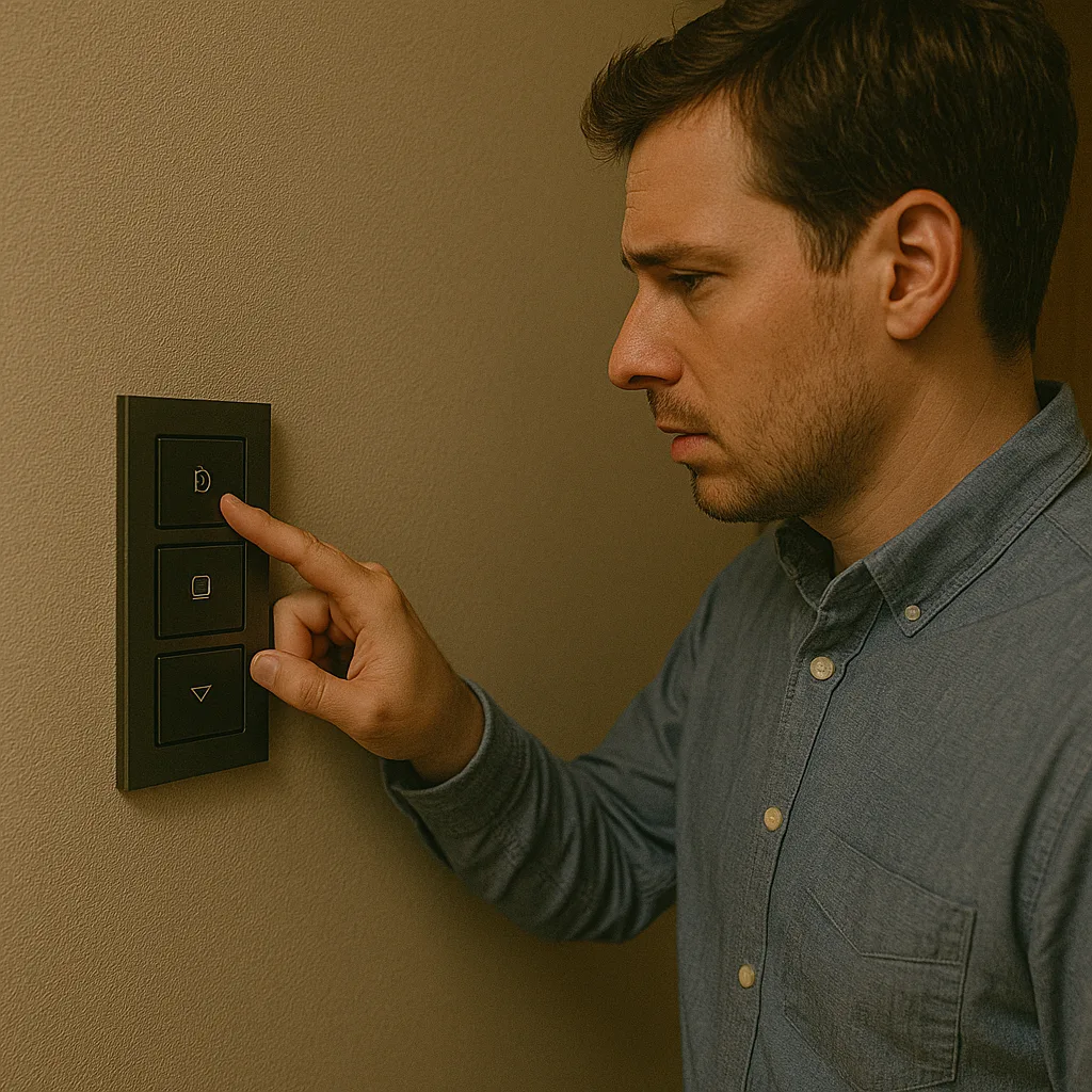 ارتباك النزيل في تشغيل الإنارة.. لماذا يفشل كثيرون في استخدام الأزرار الحديثة؟