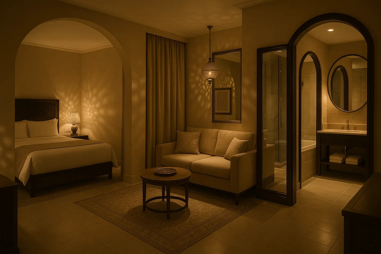 الانتقال بين المساحات داخل الجناح.. كيف تدير الفنادق الإيقاع الحسي للنزيل؟