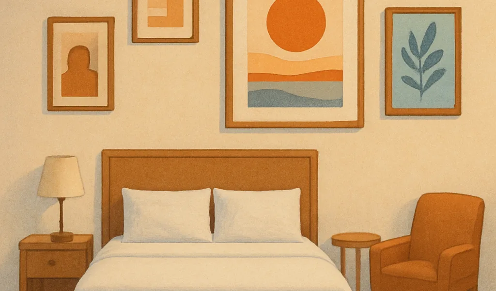 "توزيع الأعمال الفنية على الجدران.. كيف يؤثر على إدراك الضيوف للذوق العام؟"