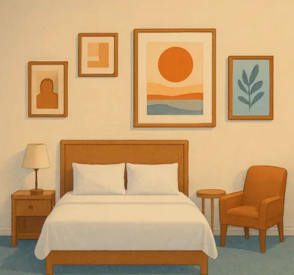 "توزيع الأعمال الفنية على الجدران.. كيف يؤثر على إدراك الضيوف للذوق العام؟"