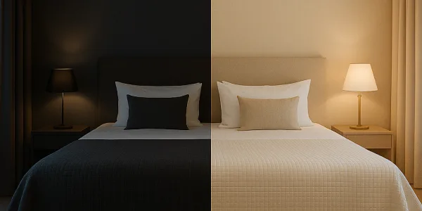 الألوان الداكنة مقابل الألوان الفاتحة في الأجنحة.. أيهما يعزز الخصوصية؟