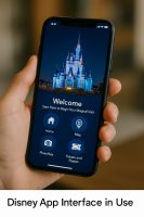 Disney App Interface in Use